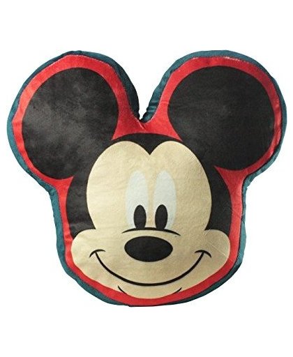 Disney kussen Mickey Mouse 35 cm pluche rood