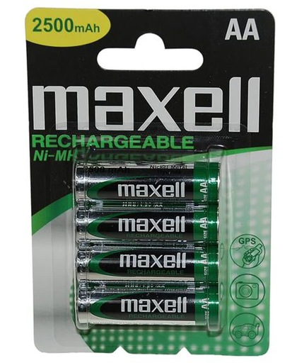 Maxell Rechargeable Ni-Mh AA(LR06) 4 blister