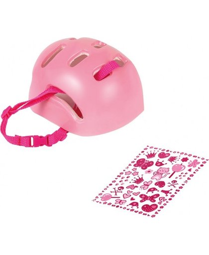 Bayer helm voor babypop 42/46 cm roze