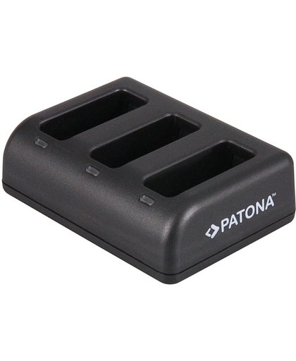 PATONA GoPro Hero 5 Black AHDBT-501 USB Triple Charger incl. cable