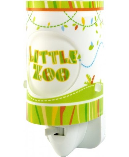 Dalber nachtlamp Little Zoo 13 cm wit/groen