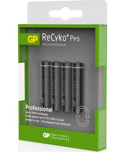 GP AAA ReCyko+ Oplaadbare Batterijen