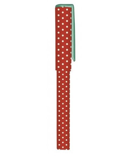 Moses balpen Flower and Dots rood 14 cm