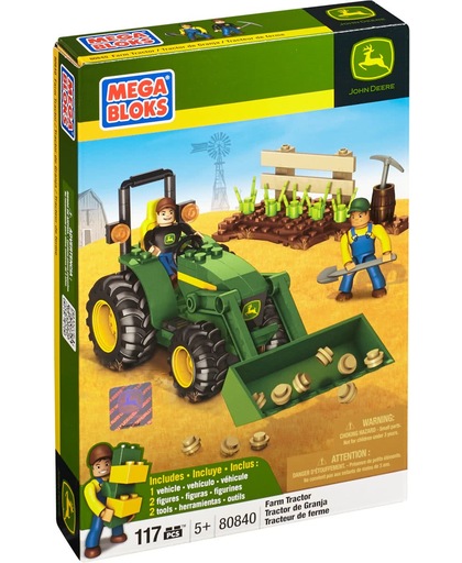 Mega Bloks John Deere Boerderij Tractor - Constructiespeelgoed