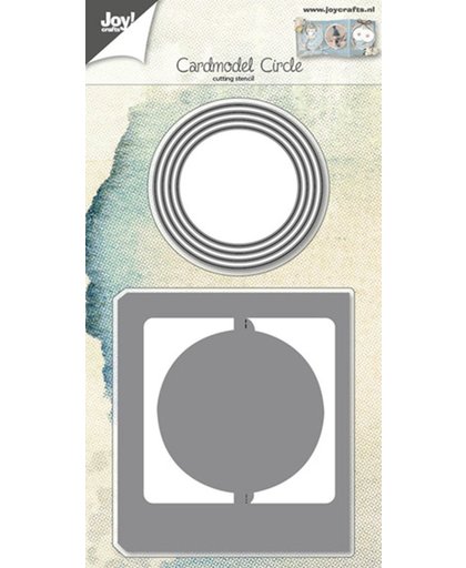 Joycrafts Snij-embossingstencil - Die cut - Cardmodel Circle 6002/0599 met GRATIS Tacky Tape 6 mm 6500/0122