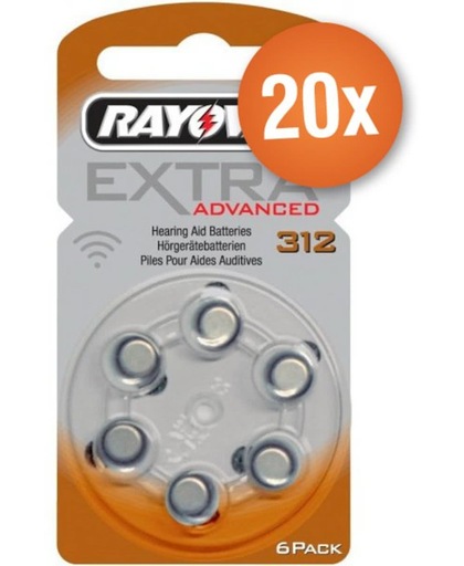 Rayovac 312 extra advanced - 120 stuks incl. 5 in 1 cleaning toolset