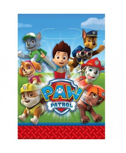 Nickelodeon feestzakjes Paw Patrol 8 stuks 23 cm