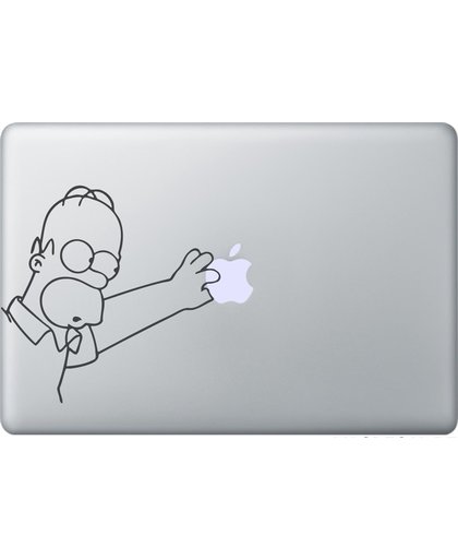 Homer pakt een appel MacBook 13" skin sticker