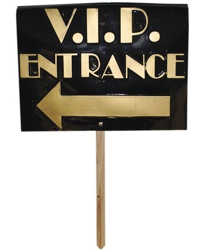 Feest bord V.I.P. entrance