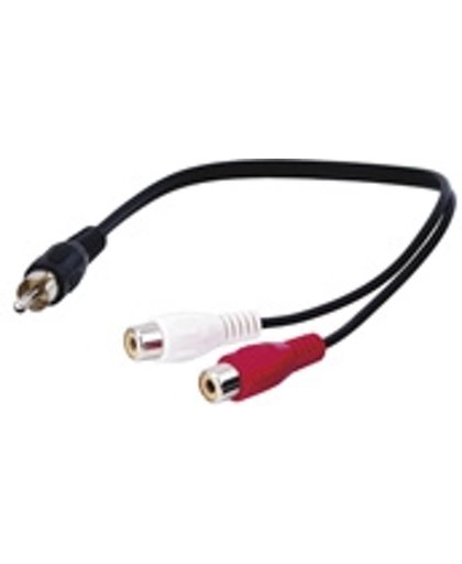 Goobay AVK 105-150 1.5m 1.5m RCA 2 x RCA Zwart audio kabel