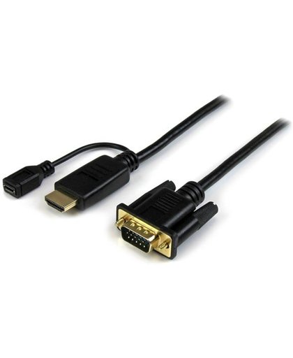 StarTech.com 1,8 m HDMI-naar-VGA actieve converterkabel HDMI-naar-VGA-adapter 1920x1200 of 1080p