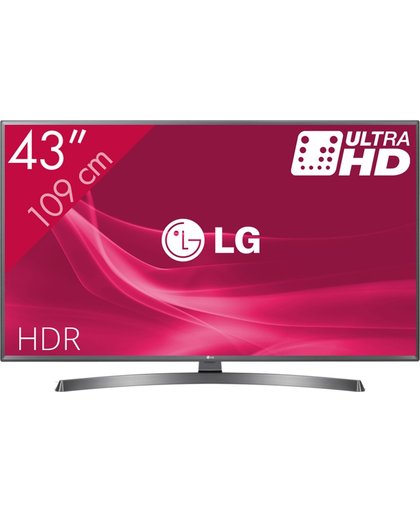 LG 43UK6750PLD LED TV 109,2 cm (43") 4K Ultra HD Smart TV Wi-Fi Zwart