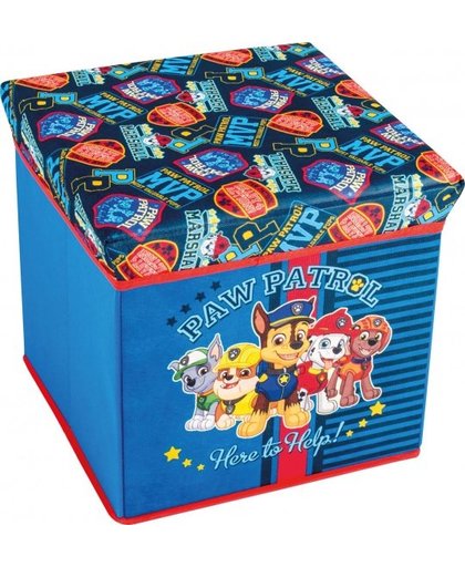 Nickelodeon PAW Patrol opbergbox blauw 30 x 30 x 30 cm