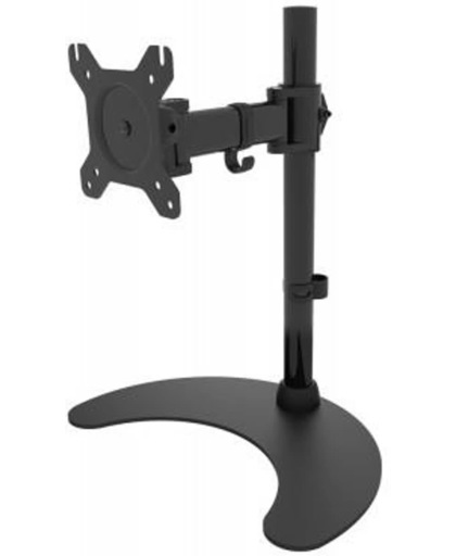 Techly Desk Stand for 1 Monitor 13 "-27" with Base h.400mm ICA-LCD 3400 27" Vrijstaand Zwart