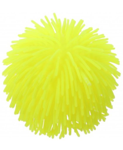 Johntoy fluffy bal geel 140 mm