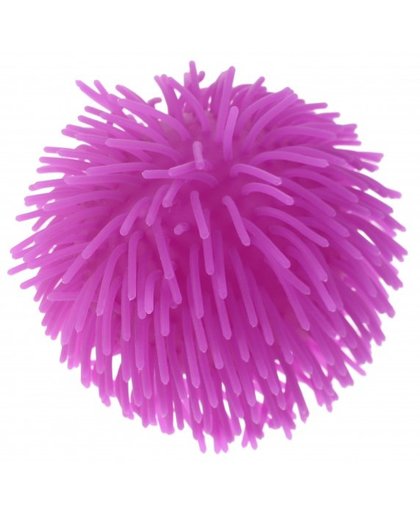 Johntoy fluffy bal paars 140 mm