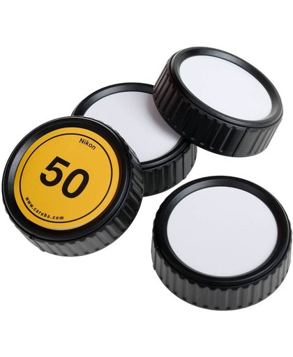 Caruba writable rear lens cap kit Nikon (4 stuks)