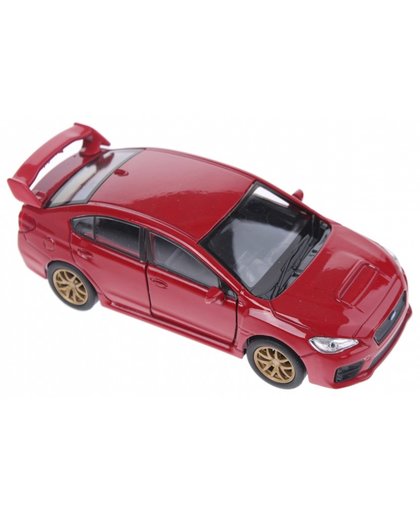 Welly schaalmodel Subaru WRX STI rood