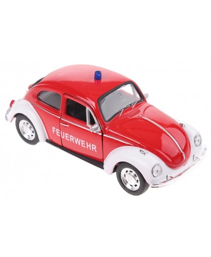 Welly schaalmodel Volkswagen Beetle brandweerwagen