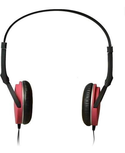 Maxell Super Slim Hoofdband Stereofonisch Bedraad Zwart, Roze mobiele hoofdtelefoon