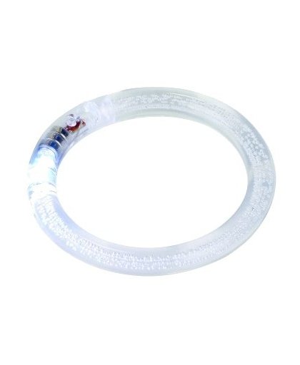 Moses armband met discolicht 8,5 cm wit