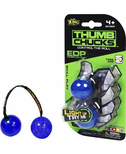 Thumb Chucks Blauw - Fidget