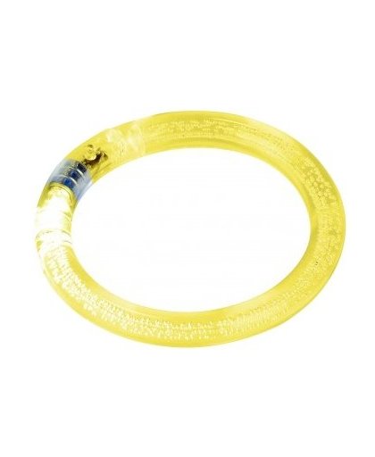 Moses armband met discolicht 8,5 cm geel