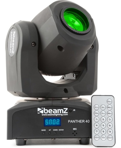 BeamZ Panther 40 Geschikt voor gebruik binnen Disco-spotlight Zwart