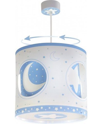 Dalber hanglamp draaiend Moonlight 26,5 cm blauw