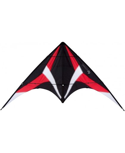 Dragon Fly Stuntvlieger Maestro 165 zwart/rood 165 x 80 cm