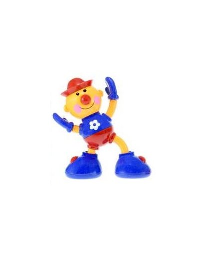 Toi Toys Wobbly toy clown geel 15 cm