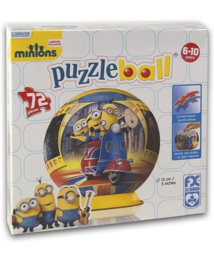 Minions Puzzelbal 72 delig Scooter