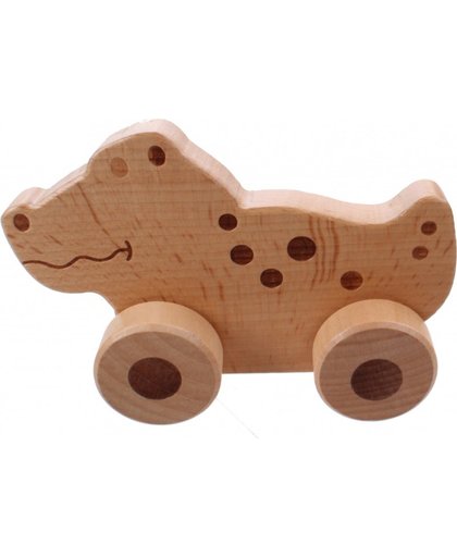 Jouéco houten krokodil op wielen