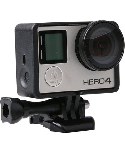 UV Lens Filter & GP71 Frame bevestiging beschermende behuizing voor GoPro HERO 4 Session / 5 / 4 / 3 + / 3 /2/ 1