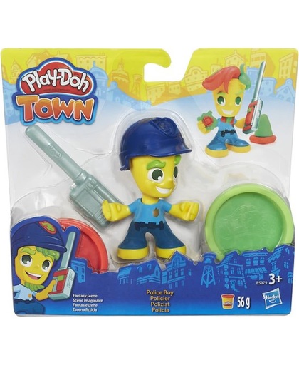 Play-Doh Town Figuren - Speelklei Politieman