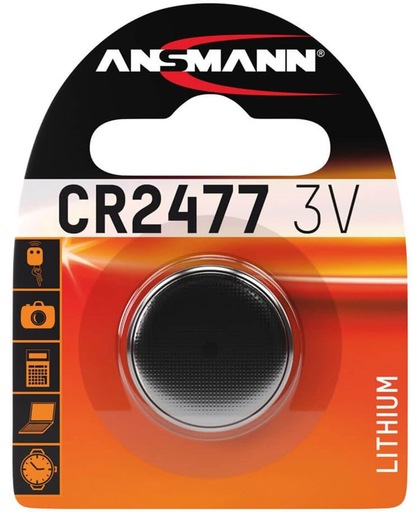 Ansmann 3V Lithium CR2477 Lithium 3V niet-oplaadbare batterij