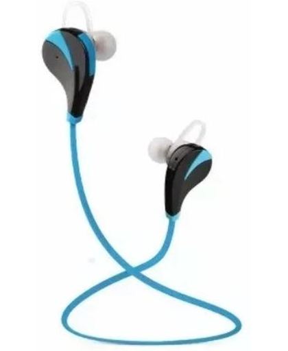 Bluetooth In-ear Draadloze Koptelefoon - Headset - Oordopjes - Oortjes - Hoofdtelefoon - Oortelefoon - Headphones - Geschikt voor Hardloop & Sport - Draadloos - Wireless Bereik Tot 10 Meter! - Blauw