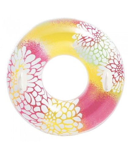 Intex zwemband roze/geel 97 cm