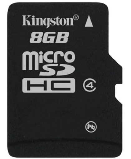 Kingston Technology 8GB microSDHC Card 8GB MicroSDHC flashgeheugen