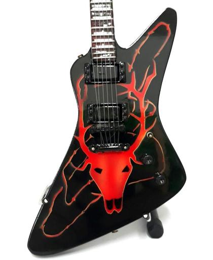 Miniatuur gitaar James Hetfield Metallica - Elk Skull