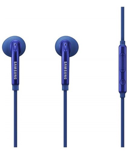 In-Ear voor Samsung Stereo Headset - 3.5mm In-Ear - Blauw+ Gratie pop clip