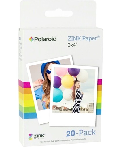 Polaroid Zink fotopapier 3x4inch - 20 stuks