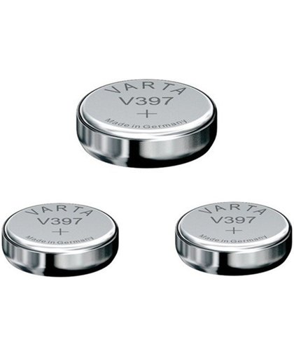 3 Stuks - Varta V397 knoopcel horloge batterij