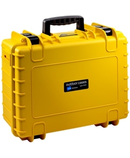 B&W International Type 500 Outdoor Case incl. schuimstof - geel