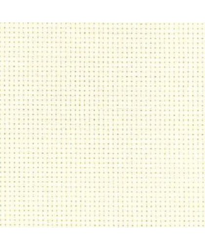 64 x 64 cm Antiek Witte Borduurstof Aida 18 Count - antique white borduurstramien katoen - witte katoenen stof voor borduren met 7,2 kruisjes per cm - fijne borduurstof antiek wit