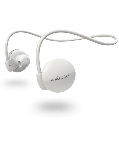 Avanca S1 Sport Headset - Wit mobiele hoofdtelefoon