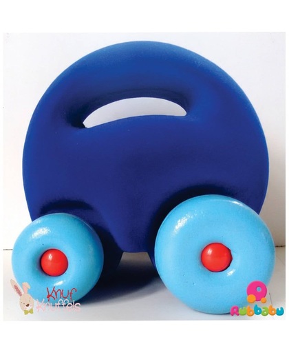 Rubbabu De Mascotte Auto Blauw Met Licht Blauw
