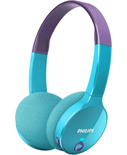 Philips Draadloze Bluetooth®-hoofdtelefoons voor kinderen SHK4000PP/00 mobiele hoofdtelefoon
