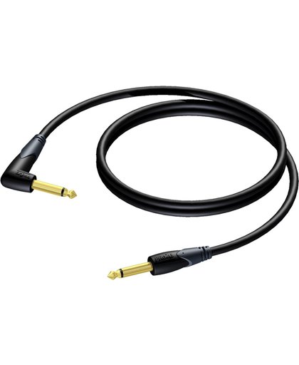 Procab CLA650 mono 6,35mm Jack professionele kabel met haakse connector - 3 meter