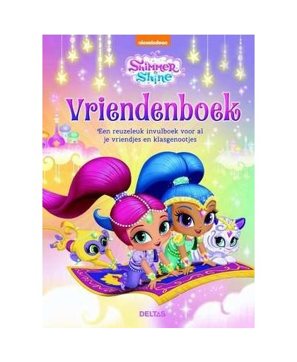 Nickelodeon vriendenboek Shimmer en Shine 22 cm